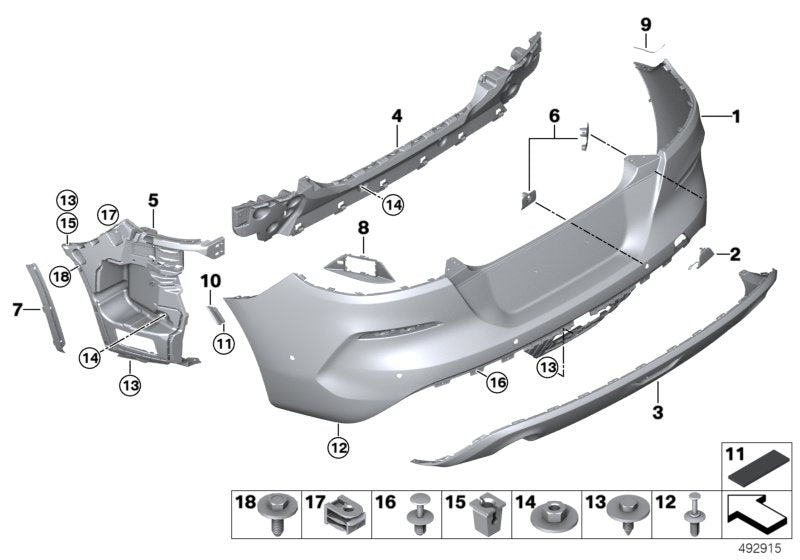 Genuine BMW 51127451901 G29 Left Protection Foil (Inc. Z4 M40i, Z4 30i & Z4 20i) | ML Performance US US Car Parts