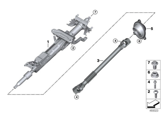 Genuine BMW 32306862103 G29 Steering Shaft Sleeve (Inc. Z4 M40i, Z4 30i & Z4 20i) | ML Performance US US Car Parts