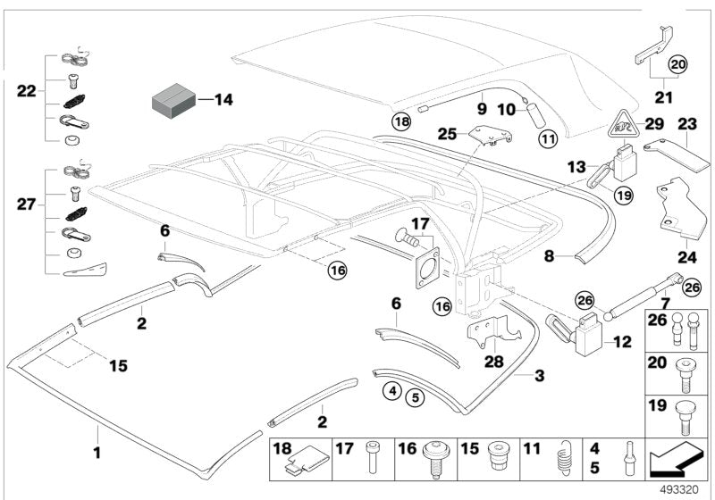 Genuine BMW 54318268990 E46 Cover, Tensioner Right (Inc. 318Ci, 330Cd & 320Ci) | ML Performance US US Car Parts