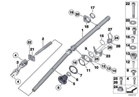 Genuine BMW 32308424840 Steering Angle Sensor (Inc. M6 GT3) | ML Performance US US Car Parts