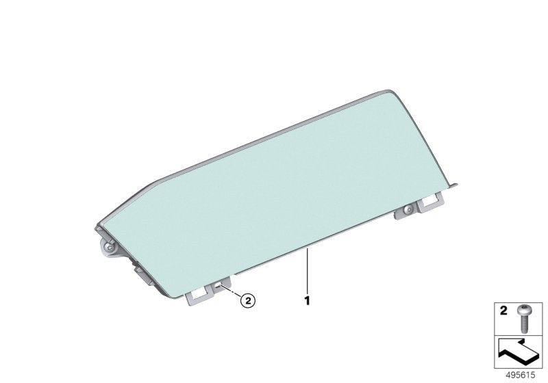 Genuine BMW 65508736093 G07 G05 G06 Central Information Display LHD (Inc. X5 M50dX, X7 M50dX & X6 40i) | ML Performance US US Car Parts