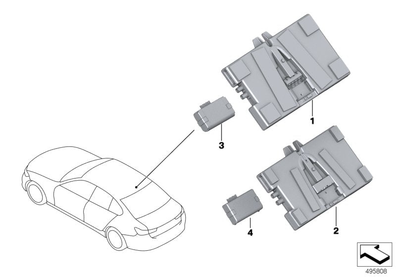 Genuine BMW 84106836756 G21 F26 RR4 Telematics Control Unit ATM ECE 4G WLAN (Inc. 118d, X6 35iX & X4 20iX) | ML Performance US US Car Parts