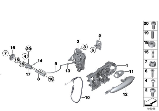 Genuine BMW 25128304975 Nipple (Inc. M6 GT3) | ML Performance US US Car Parts