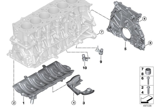 Genuine BMW 11138053427 Oil Deflector (Inc. X3 M & X4 M) | ML Performance US US Car Parts