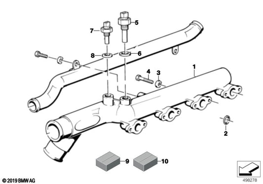 Genuine BMW 12511415245 E36 Temperature Sensor PI-SYSTEM (Inc. 318iS & 320i) | ML Performance US US Car Parts