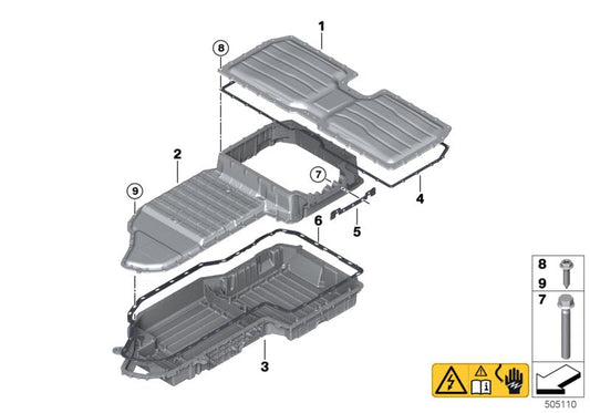 Genuine BMW 61278689516 G05 Housing, Lower Section, Left (Inc. X5 45eX) | ML Performance US US Car Parts