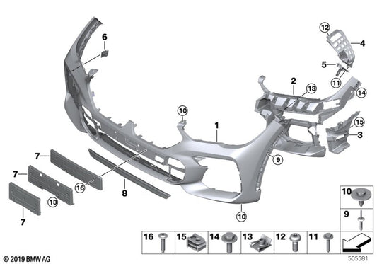 Genuine BMW 51118092293 G06 Air Curtain Left (Inc. X6) | ML Performance US US Car Parts