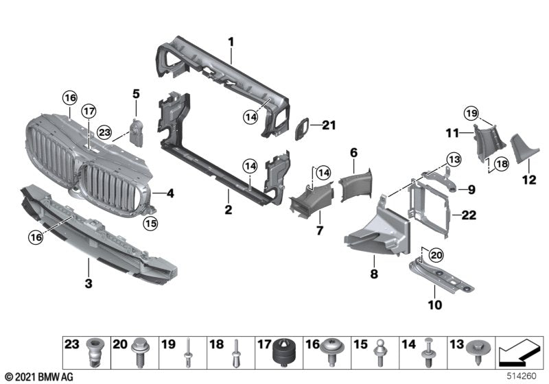 Genuine BMW 51747365631 Air Duct, Brake, Wheelhousing, Left