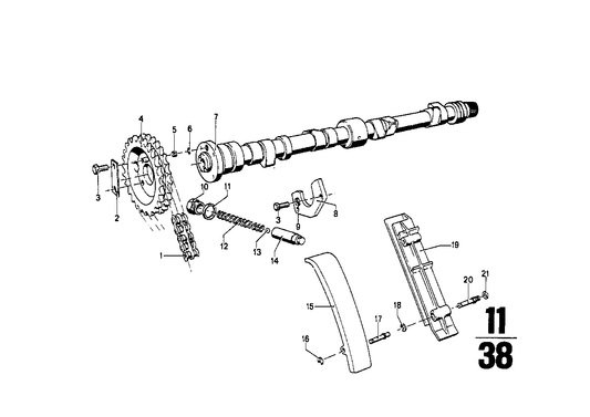 Genuine BMW 11310631014 E21 E12 Camshaft Camshaft (Inc. 1802, 2000 & 1600ti) | ML Performance US US Car Parts
