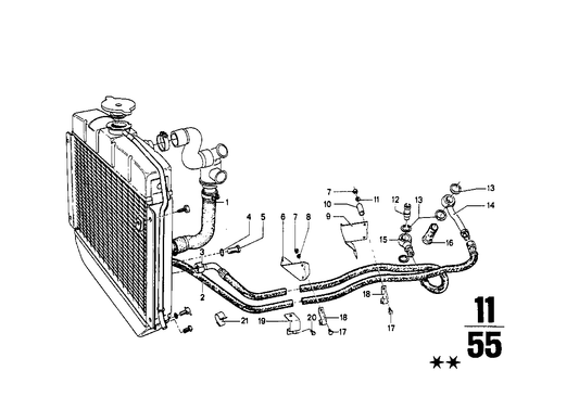 Genuine BMW 17221115878 Return Pipe (Inc. 1802, 2000 & 2002) | ML Performance US US Car Parts