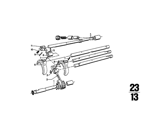 Genuine BMW 23311490135 E28 E12 E30 Shifting Fork (Inc. 2000tii, 2000ti & 520) | ML Performance US US Car Parts