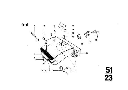 Genuine BMW 51161809777 Hinge (Inc. 2002tii, 2000tii & 2002) | ML Performance US US Car Parts