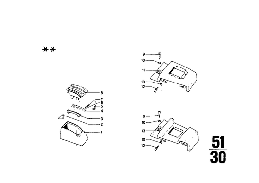 Genuine BMW 51161845980 Cover (Inc. 2000tii, 1502 & 2000) | ML Performance US US Car Parts