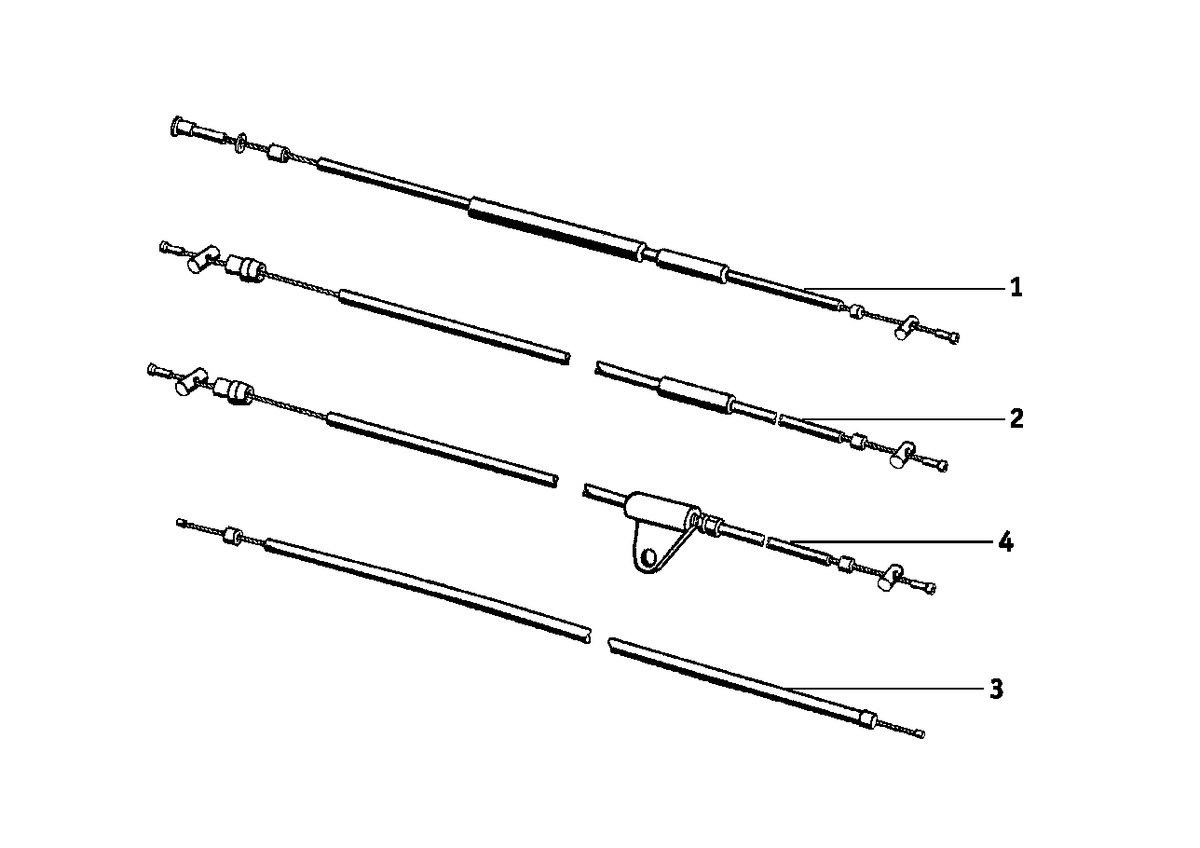 Genuine BMW 13212072258 Accelerator Bowden Cable (Inc. R27) | ML Performance US US Car Parts