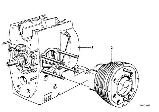 Genuine BMW 11001337390 Cylinder With Piston D=94 E=9,5 | ML Performance US US Car Parts