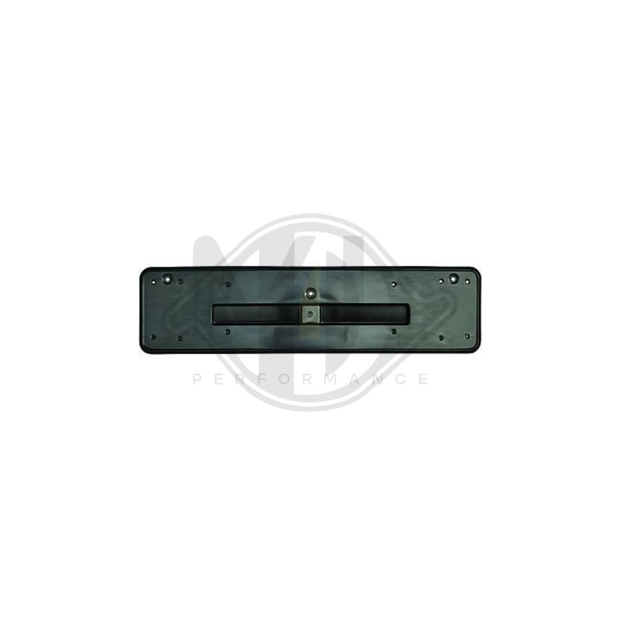 DIEDERICHS 1214154 Number plate holder for BMW 3 Series Front, Black, Mat, frameless