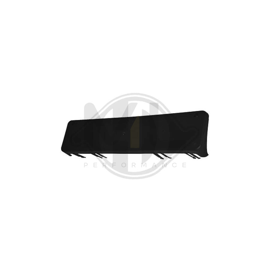 DIEDERICHS 1670154 Number plate holder suitable for MERCEDES-BENZ C-Class Front, Black, frameless