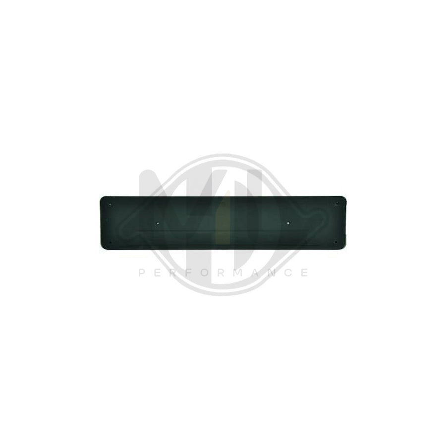DIEDERICHS 1672154 Number plate holder suitable for MERCEDES-BENZ C-Class Front, Black, frameless