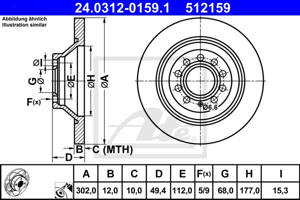 C.E.I 298096 Brake Disc Accessory Kit