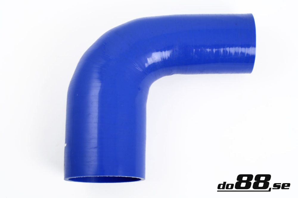 DO88 BR90G80-102 Silicone Hose Blue 90 degree 3,125 - 4'' (80-102mm)
