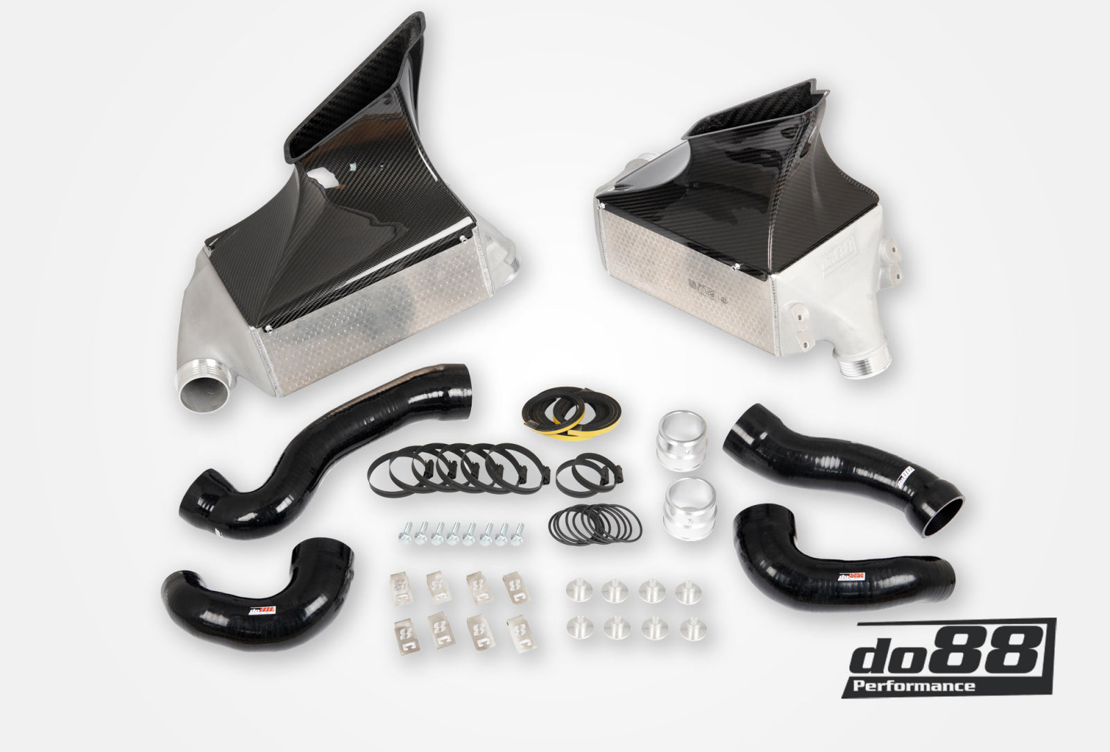 DO88 ICM-410-OEM Porsche 911 Turbo (996) Intercooler kit MERA for OEM Y-pipe