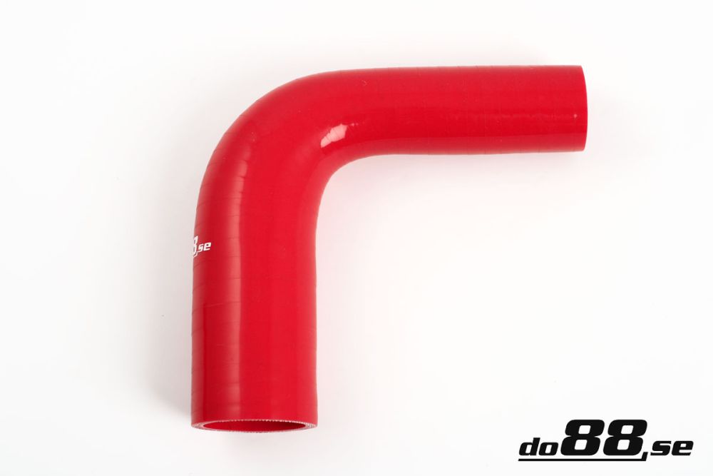 DO88 RBR90G19-25 Silicone Hose Red 90 degree 0,75 - 1'' (19 - 25mm)