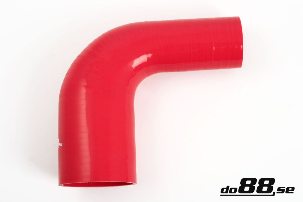 DO88 RBR90G60-63 Silicone Hose Red 90 degree 2,375 - 2,5'' (60 - 63mm)