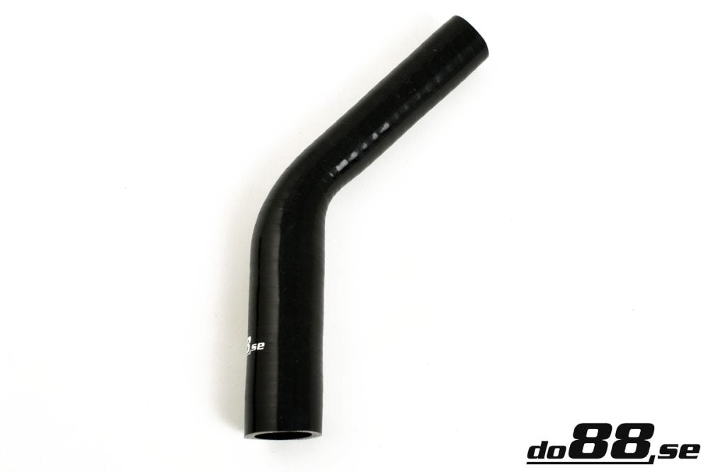 DO88 SBR45G25-35 Silicone Hose Black 45 degree 1 - 1,375'' (25-35mm)