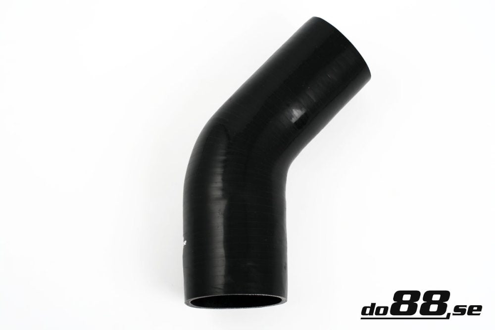 DO88 SBR45G80-83 Silicone Hose Black 45 degree 3,125 - 3,25'' (80-83mm)