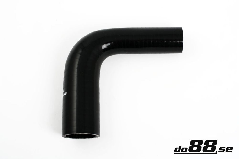 DO88 SBR90G32-35 Silicone Hose Black 90 degree 1,25 - 1,375'' (32 - 35mm)