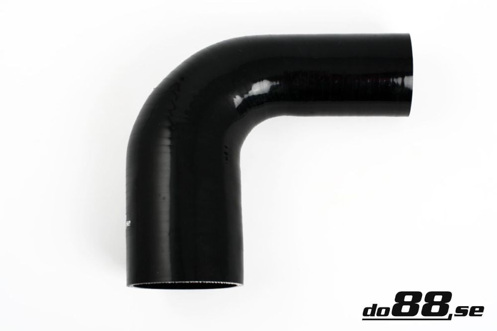 DO88 SBR90G60-70 Silicone Hose Black 90 degree 2,375 - 2,75'' (60 - 70mm)