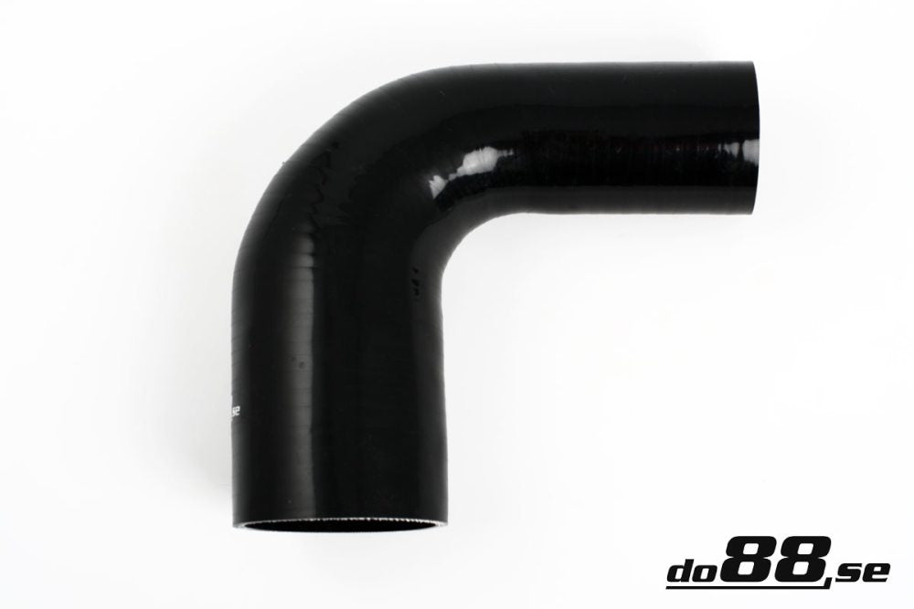 DO88 SBR90G63-83 Silicone Hose Black 90 degree 2,5 - 3,25'' (63-83mm)