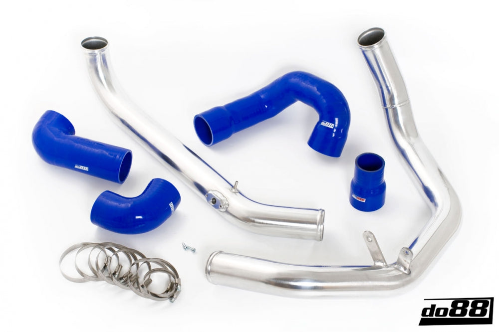 DO88 TR-120B-do88 SAAB 9-3 2.0T 2003- IC Pressure pipes with Blue hoses