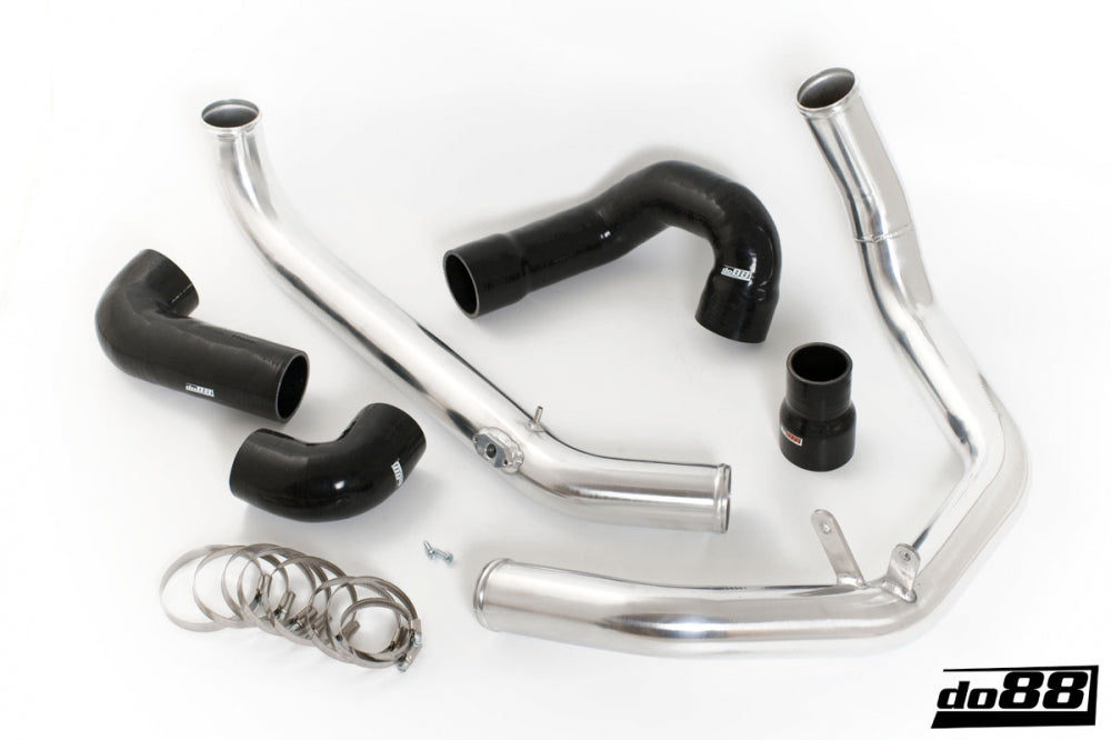 DO88 TR-120S-OEM SAAB 9-3 2.0T 2003- OEM IC Pressure pipes with Black hoses