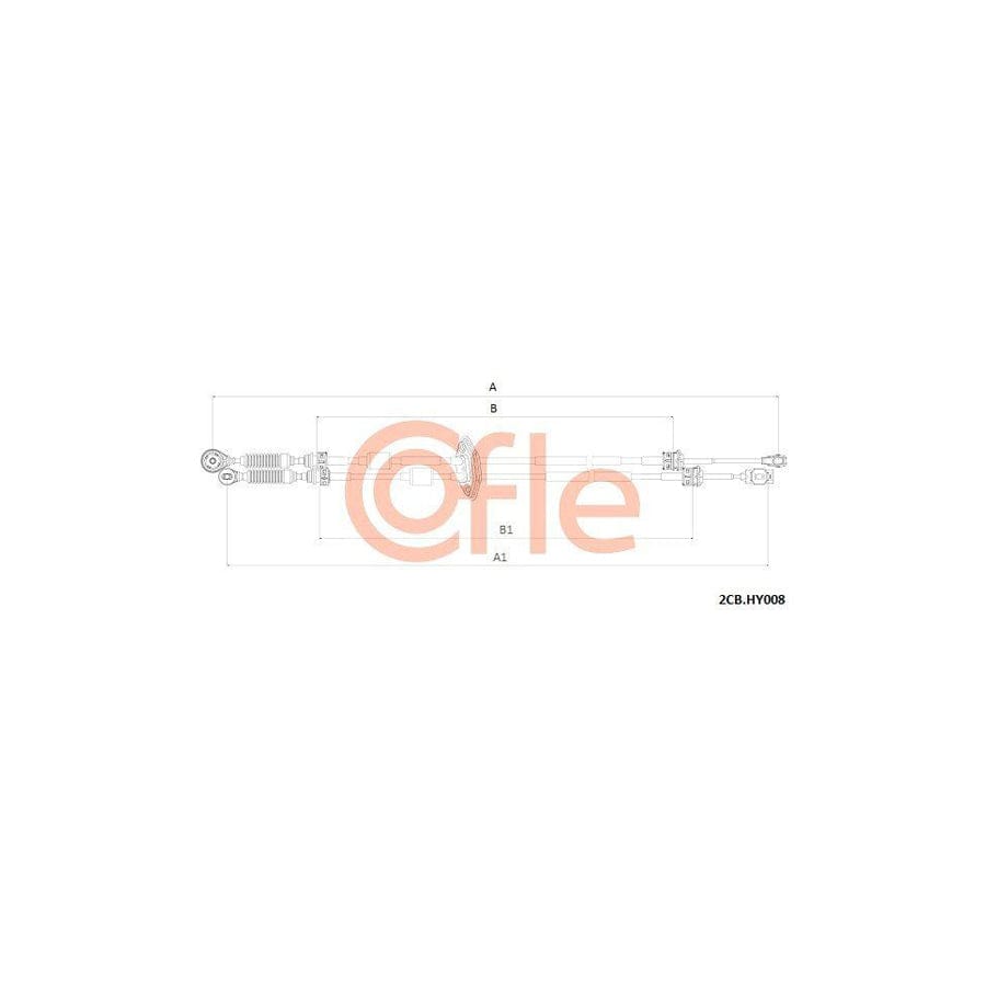 Cofle 92.2Cb.Hy008 Cable, Manual Transmission