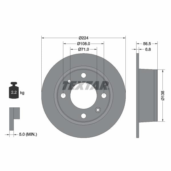HERTH+BUSS JAKOPARTS J3270502 Brake Caliper Guide Sleeve Kit