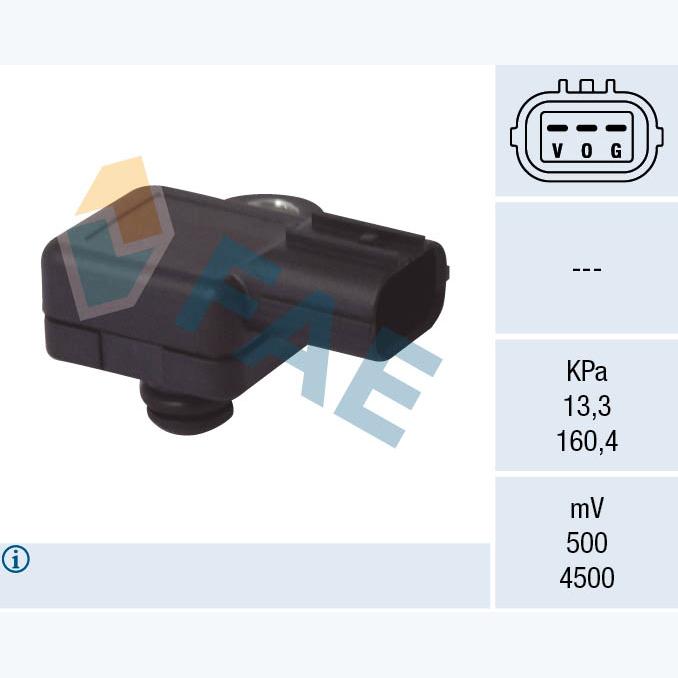 FAE AE15078 Intake Manifold Pressure Sensor