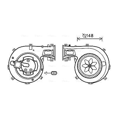 AVA COOLING OL8630AVA Air Blower