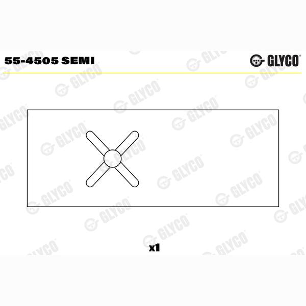 GLYCO 55-4505SEMI Connecting Rod Small End Bushes