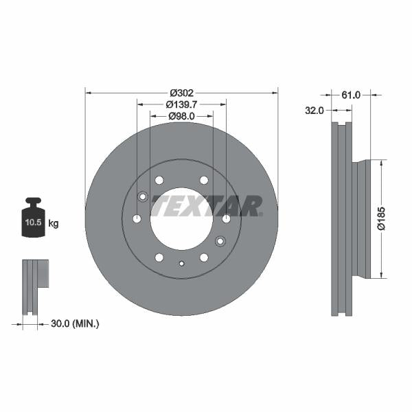 AUTOFREN SEINSA D7-180C Brake Caliper Guide Sleeve Kit