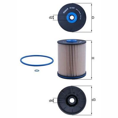 KNECHT KX567D Fuel Filter