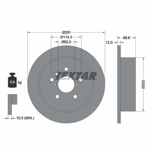 OE VW 8E0698470 Brake Caliper Guide Bellow