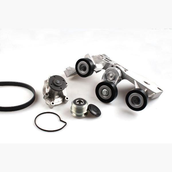 HEPU PK01410 Water Pump + V-Ribbed Belt Kit