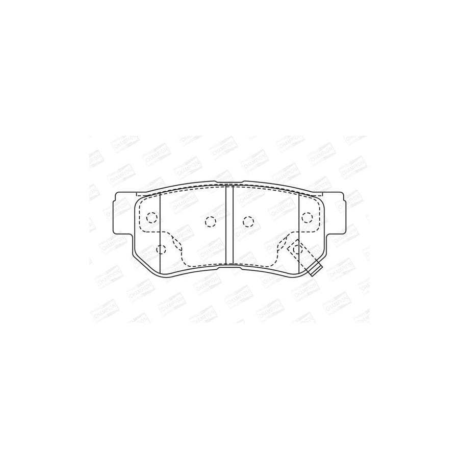 Champion 572557Ch Brake Pad Set