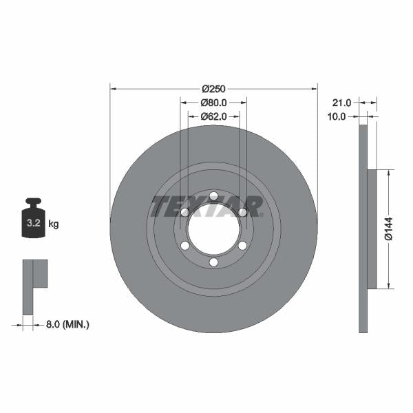 HERTH+BUSS JAKOPARTS J3271010 Brake Caliper Guide Sleeve Kit