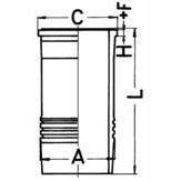 KOLBENSCHMIDT 89567110 Cylinder Liner