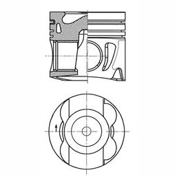 KOLBENSCHMIDT 41712620 Piston