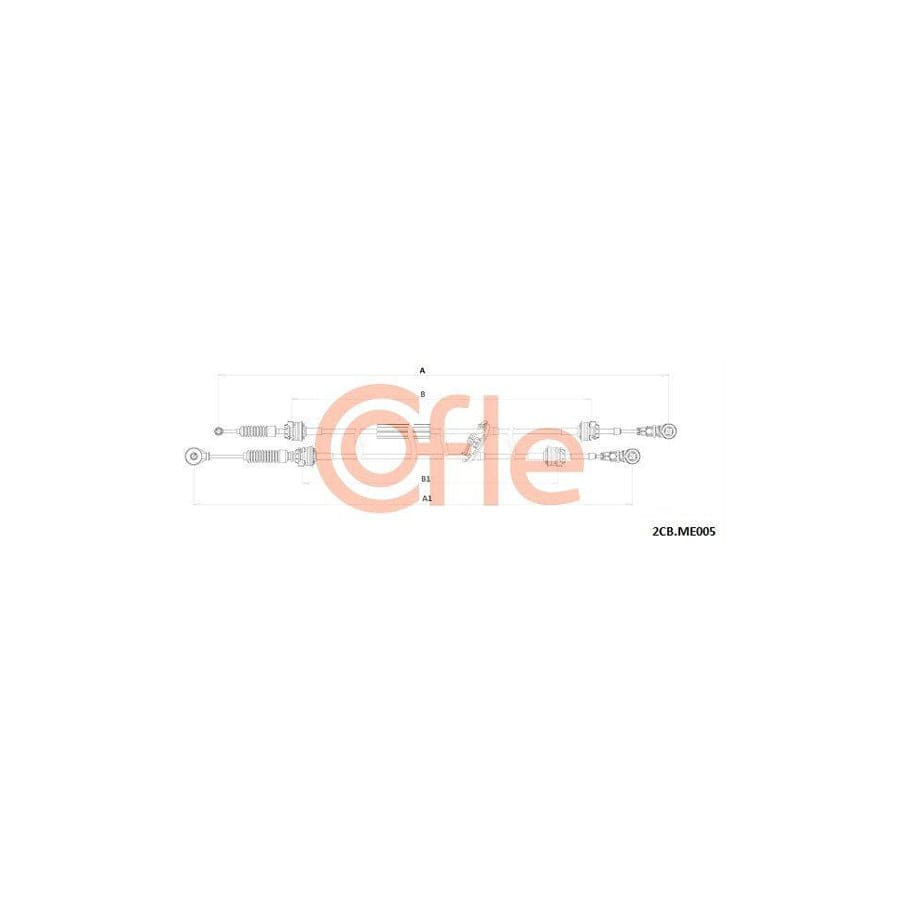 Cofle 92.2Cb.Me005 Cable, Manual Transmission