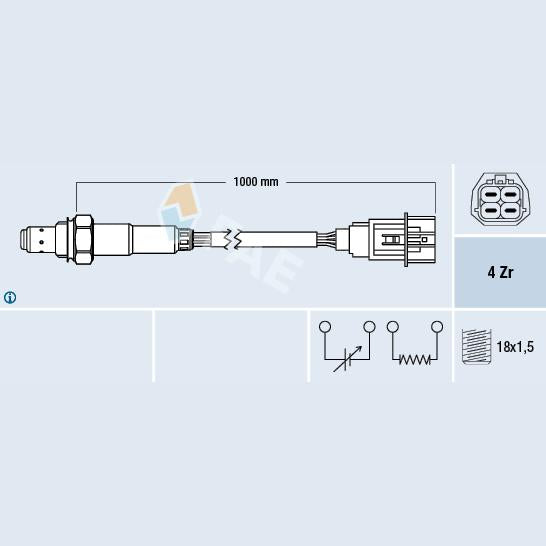FAE AE77605 Lambda Sensor