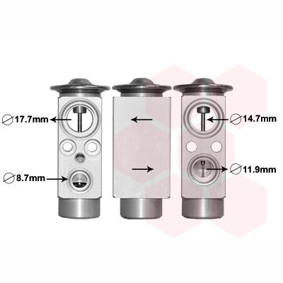 VAN WEZEL WEZ37001461 Air Conditioning Expansion Valve